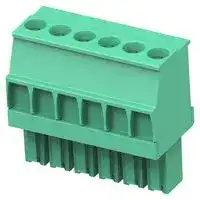 1986370-6: Pluggable Terminal Block, 3.5 mm, 6 Ways, 30 AWG, 14 AWG, 2 mm², Screw