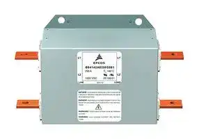 B84142A0250S081: Power Line Filter, General Purpose, 1 kVDC, 250 A, Single Phase, 2 Stage, Chassis Mount