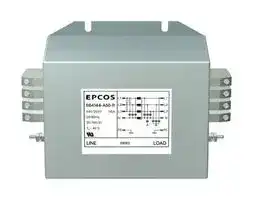 B84144A0180R000: Power Line Filter, General Purpose, 440 VAC, 180 A, Three Phase, 1 Stage, Chassis Mount