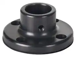 97584091: Base, Signal Indicator, Tube Mount, Aluminium, Black, 70 x 31 mm, KombiSIGN Series Signal Tower