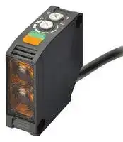 E3JK-DR11 2M OMI: Photoelectric Sensor, E3JK Series, 2.5 m, Diffuse, Relay, 24 V to 240 V