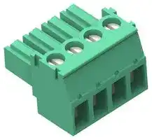 1986371-4: Pluggable Terminal Block, 3.5 mm, 4 Ways, 30 AWG, 14 AWG, 2 mm², Screw