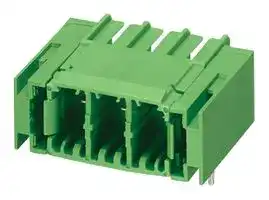 1707924: Terminal Block, Header, 7.62 mm, 3 Ways, 41 A, 630 V, Through Hole Right Angle