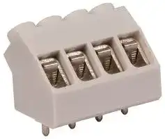 KRESW 04: Wire-To-Board Terminal Block, 5 mm, 4 Ways, 2.5 mm², Screw