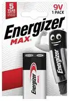 E300115900: Battery, Miniature Snap, 9 V, PP3, Alkaline, Snap Contact