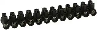 CTSOS434/12 BLK: Standard Terminal Block, CTSOS43x, 12 Contacts, 12 mm, Panel Mount