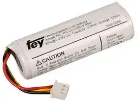 PICPAULLNB19: Rechargeable Battery, 3.6 V, Lithium Ion, 3.35 Ah, 18650, Connector, 1