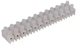 CTSN433/12R: Panel Mount Barrier Terminal Block, 1 Row, 12 Ways, 9.95 mm, 10 A
