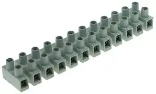 CTSN633/12: Terminal Strip, PA66, 12 Way, Hi Temperature, 4mm