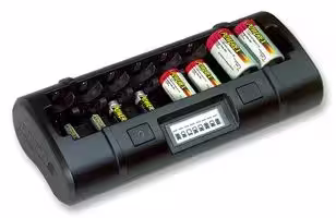 MH-C808M-U: Battery Charger, Plug-In, UK Plug, NiCd, NiMH