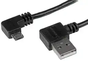 USB2AUB2RA1M: USB Cable, Micro-USB Cable with Right-Angled Connectors, M/M, 1m (3ft)