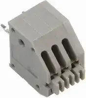 20.3301M/3-E: Wire-To-Board Terminal Block, 2.5 mm, 3 Ways, 28 AWG, 20 AWG, 0.5 mm², Push In