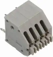20.3301M/4-E: Wire-To-Board Terminal Block, 2.5 mm, 4 Ways, 28 AWG, 20 AWG, 0.5 mm², Push In
