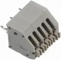 20.3301M/5-E: Wire-To-Board Terminal Block, 2.5 mm, 5 Ways, 28 AWG, 20 AWG, 0.5 mm², Push In