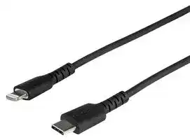 RUSBCLTMM1MB: USB Cable, 1 m/3.3 ft USB C to Lightning Cable, Apple MFi Certified, Black