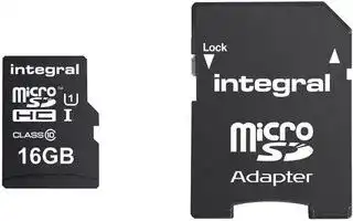 INMSDH16G10-90U1: MicroSDHC Memory Card, Ultima Pro, 16GB, Class 10, 90Mbps, with SD Adapter