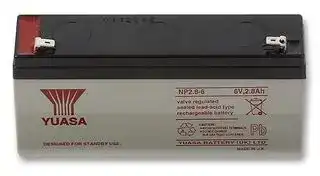 NP2.8-6: Rechargeable Battery, NP Series, Valve Regulated, Single Cell, 6 V, Lead Acid, 2.8 Ah