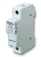 X305000: Fuseholder, DIN Rail, Modular, 400V, 25A, 8 x 31mm, Screw, 1 Pole, IP20