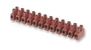 HY-431/12 FV: Panel Mount Barrier Terminal Block, 2 Row, 12 Ways, 8 mm, 24 A