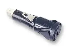 C0345RAAAA: Fuseholder, Panel Mount, 250V, 16A, 6.3 x 32mm, Quick Connect, Snap-In, Screwdriver, PC2