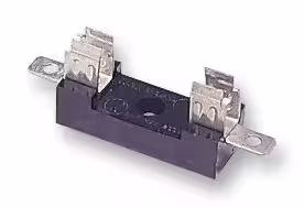 FX0326: Cartridge Fuse Holder, 1Fuse, Solder Lug, 13A, 250VAC, 250VDC, 1/4" x 1-1/4", 6.3mm x 32mm