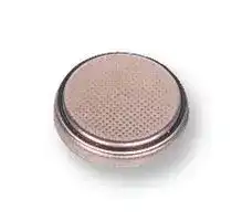 CR1620 — Battery, Single Cell, 3 V, 1620, Lithium Manganese Dioxide, 68 mAh, Pressure Contact, 16 mm