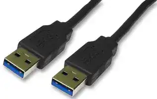 CAC250039: USB 3.0 A Male to A Male Lead, 1m Black