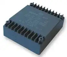 45037: PCB Transformer, UI 39 x 8, Split Bobbin, 115V, 230V, 2 x 6V, 10 VA, Dual Primary, Dual Secondary