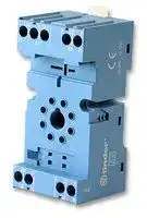 90.02SMA: Relay Socket, DIN Rail, Panel, Screw, 9 Pins, 10 A, 250 V, 90 Series
