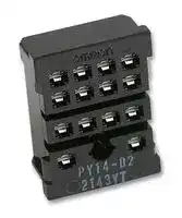 PY14: Relay Socket, Free Hanging, Solder Lug, 14 Pins, 3 A
