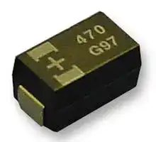 6TPB470M..: Tantalum Polymer Capacitor, 470 µF, ± 20%, 6.3 V, D, 0.08 ohm, 2917 [7343 Metric]
