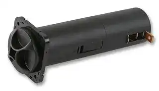 BXS017: Battery Holder, D Size, 2 Cell, 34.2 mm Dia, Panel Mount