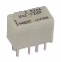 UA2-12NU: Signal Relay, 12 VDC, DPDT, 1 A, UA2 Series, Through Hole, Non Latching