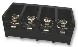 14-140: Panel Mount Barrier Terminal Block, 2 Row, 14 Ways, 16 AWG, 9.53 mm, 15 A