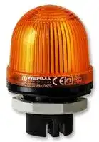 80030000: Beacon, Tamper Proof, Orange, Steady, 7W, 240VAC, IP65, 58mm Dia., 85mm Height