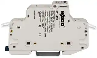 811-410: FUSED TERMINAL BLOCK, CLASS CC, CLAMP, 14-6AWG, 30A, 600V