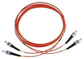 N302-010: N/W CABLE, ST FIBRE OPTIC, 10FT, ORANGE