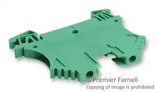1020090000: TERMINAL BLOCK, DIN RAIL, 2 POSITION, 30-12AWG