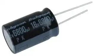 16PK6800MEFC16X25: ALUMINUM ELECTROLYTIC CAPACITOR, 6800UF, 16V, 20%, RADIAL